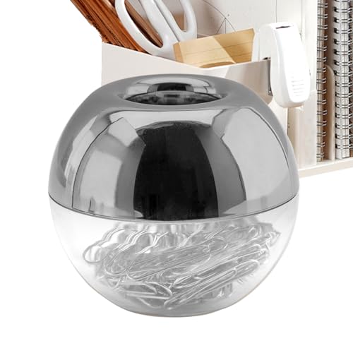 Magnetischer Büroklammer-Halter Für Den Schreibtisch, Magnetischer Runder Büroklammer-Halter, Magnetisch Memo-Lesezeichen-Spender, Schreibtisch-Organizer Mit Büroklammers Für Zuhause Magnetischer Büroklammer-Halter Für Den Schreibtisch, Magnetischer Runder Büroklammer-Halter, Magnetisch Memo-Lesezeichen-Spender, Schreibtisch-Organizer Mit Büroklammers Für Zuhause von Dioeazh