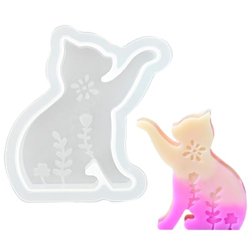 Ostern Silikonform Gießformen, Katzen Hasen Silikonform Kerzenform Zur Kerzenherstellung, Niedliche Kaninchen Silikon Gießformen Epoxidform Für Seife, Gips, Ton, Basteln Ostern Silikonform Gießformen, Katzen Hasen Silikonform Kerzenform Zur Kerzenherstellung, Niedliche Kaninchen Silikon Gießformen Epoxidform Für Seife, Gips, Ton, Basteln von Dioeazh