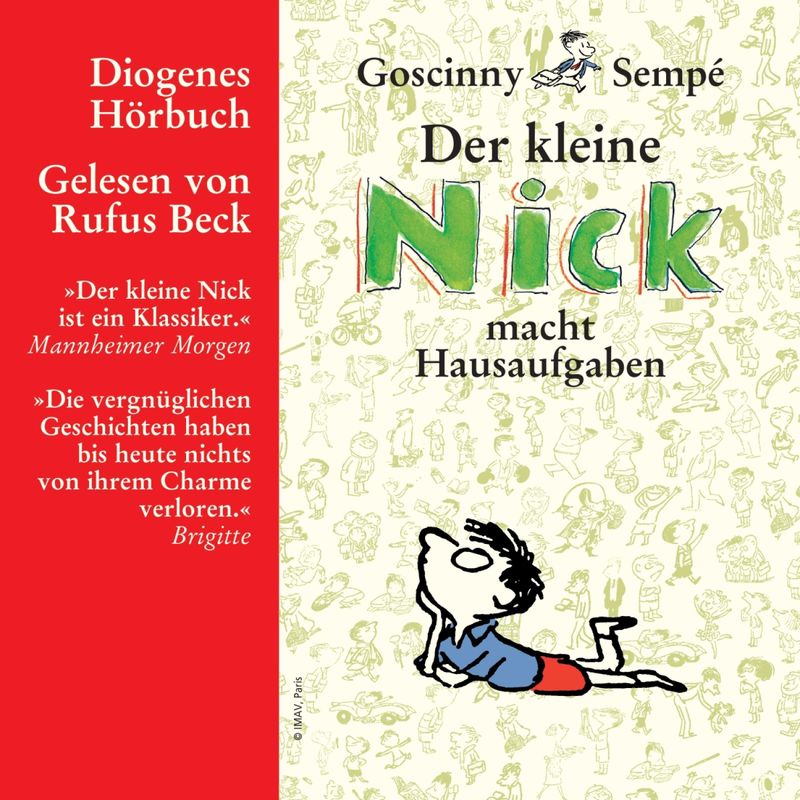 Der kleine Nick - Der kleine Nick macht Hausaufgaben - René Goscinny, Jean-Jacques Sempé (Hörbuch-Download) von Diogenes Verlag
