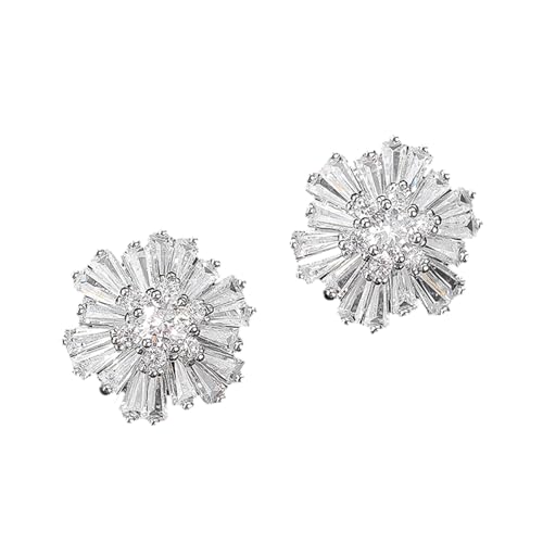1 Paar Strass-Knöpfe in Blumenform, für Hemden, genähte Knöpfe, Kleidung, dekorative Handarbeit, Nähzubehör von Diogeynu