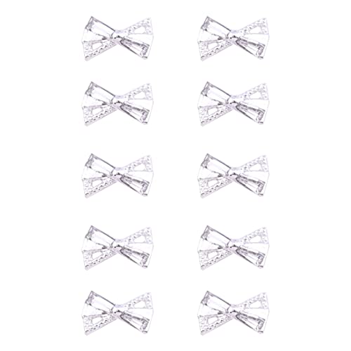 10 x 3D-Schleifen, Kunst-Anhänger, Strasssteine, Schleifen, Zubehör, 3D-Legierung, Kunstdekoration, Schleifen-Ohrstecker 10 x 3D-Schleifen, Kunst-Anhänger, Strasssteine, Schleifen, Zubehör, 3D-Legierung, Kunstdekoration, Schleifen-Ohrstecker von Diogeynu
