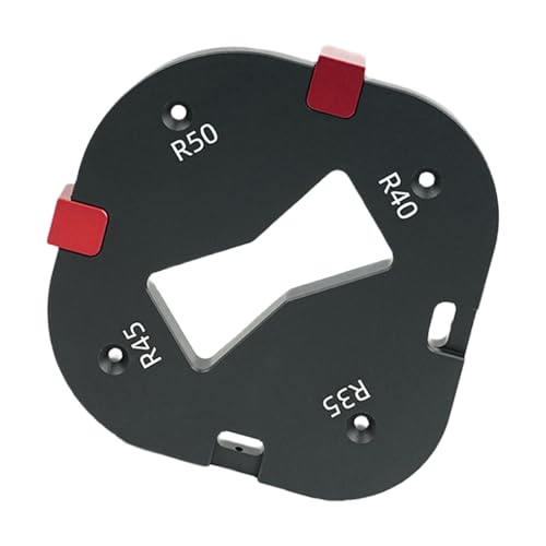 Aluminiumfräsen, Eckvorlagen, Radiusvorrichtungen für Holzbearbeitung, Bögen, Schneiden in verschiedenen Größen, 15-R30/R35-50 Aluminiumfräsen, Eckvorlagen, Radiusvorrichtungen für Holzbearbeitung, Bögen, Schneiden in verschiedenen Größen, 15-R30/R35-50 von Diogeynu