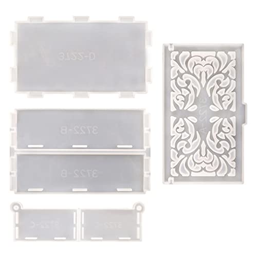 Aufbewahrungsbox aus Epoxidharz, Schmuckhalter für Hülle, Silikon, M-Formen, Silikon-Set von Diogeynu