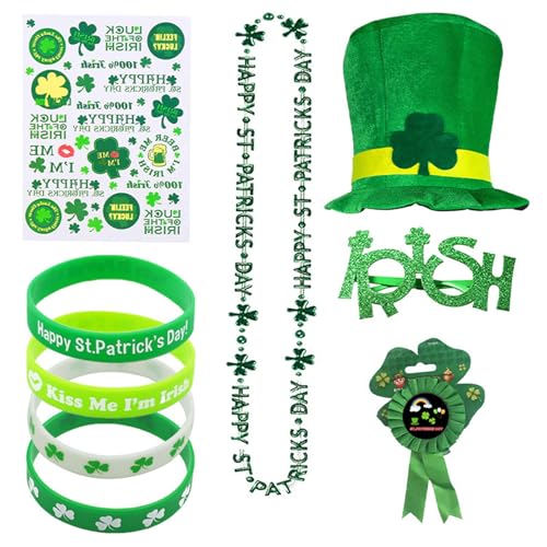 Diogeynu Erwachsenen-Festival-Kostüm-Set, bequemes Festival-Hut, Brille und Armband, Kostüm-Set für Erwachsene, Motto-Party-Outfit Diogeynu Erwachsenen-Festival-Kostüm-Set, bequemes Festival-Hut, Brille und Armband, Kostüm-Set für Erwachsene, Motto-Party-Outfit von Diogeynu