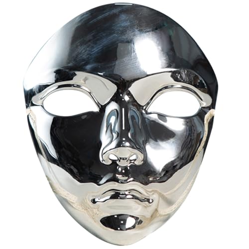 Diogeynu Metallic-Farbe, Maskerade, Halloween, Cosplay, Vollgesicht, Halloween-Kostüm, Zubehör für Damen und Herren, Cosplay Diogeynu Metallic-Farbe, Maskerade, Halloween, Cosplay, Vollgesicht, Halloween-Kostüm, Zubehör für Damen und Herren, Cosplay von Diogeynu