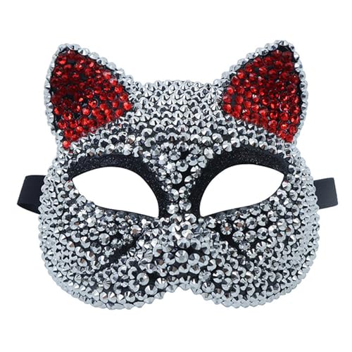 Diogeynu Strass-Dekoration, Maskerade, halbes Gesicht, Halloween, Cosplay, für Damen, Herren, Cosplay, Party, Fotografie Diogeynu Strass-Dekoration, Maskerade, halbes Gesicht, Halloween, Cosplay, für Damen, Herren, Cosplay, Party, Fotografie von Diogeynu