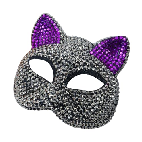 Diogeynu Strass-Dekoration, Maskerade, halbes Gesicht, Halloween, Cosplay, für Damen, Herren, Cosplay, Party, Fotografie Diogeynu Strass-Dekoration, Maskerade, halbes Gesicht, Halloween, Cosplay, für Damen, Herren, Cosplay, Party, Fotografie von Diogeynu