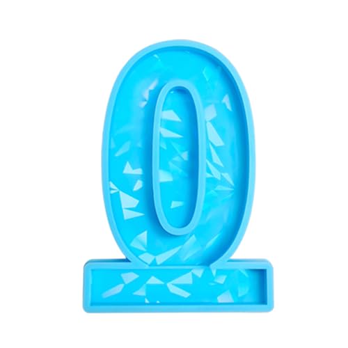 Epoxidharz-Form mit arabischen Zahlen, 0–9, digitale Zahlenanhänger, Silikon, Kuchendekoration, Backzubehör von Diogeynu