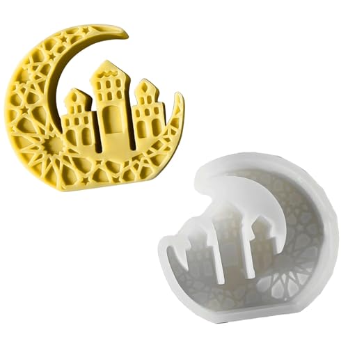 Epoxidharz-Gussform, Mondform, Seifenherstellung, Formen für Bastelarbeiten, Schmuckherstellung und Ornamentkreation von Diogeynu