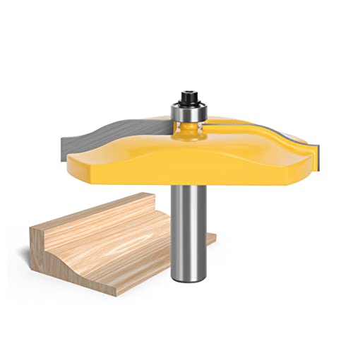 Erhöhter Panel-Fräser für Schranktüren, 12 mm, 1,27 cm, rostfreie Legierung für Holzbearbeitung von Diogeynu