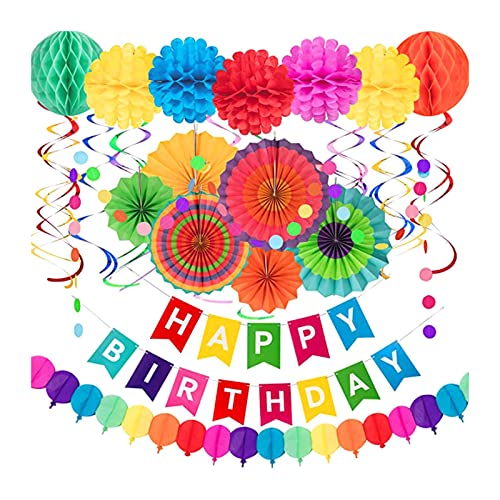 Geburtstag Decor Pom Poms Wimpel Girlande Schnur zum Aufhängen Wirbel Dekor Hochzeit Geburtstag Hängende Wirbel Dekor Geburtstag Decor Pom Poms Wimpel Girlande Schnur zum Aufhängen Wirbel Dekor Hochzeit Geburtstag Hängende Wirbel Dekor von Diogeynu