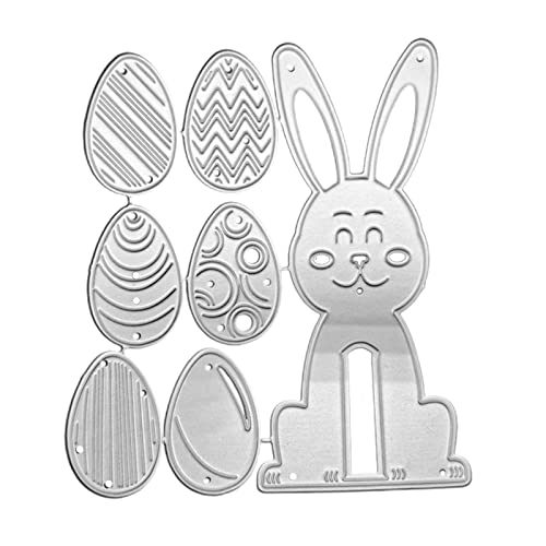 Metall-Stanzschablone, Motiv: Osterhasen, Scrapbooking, Album, Papier, Karten, Metall-Stanzformen für Scrapbooking von Diogeynu