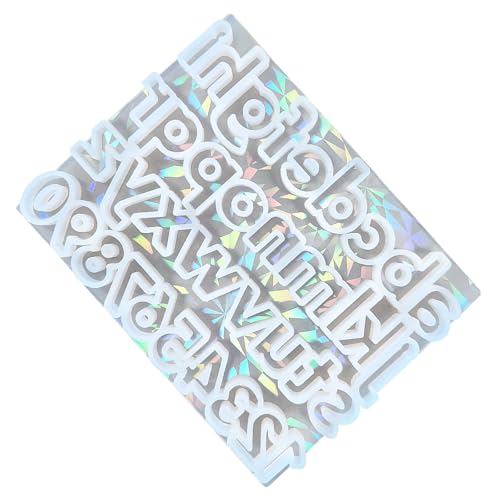 Modische Alphabet-Bastelbedarf, Formen, tragbares Zubehör für stabiles Epoxidharz, personalisierbares Bastelzubehör von Diogeynu