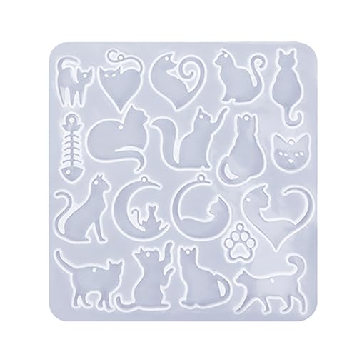 Silikonform mit Tiermotiven, Anhänger, Epoxidharz, für Schmuck, Halsketten, Ohrringe, Charm-Herstellung Silikonform mit Tiermotiven, Anhänger, Epoxidharz, für Schmuck, Halsketten, Ohrringe, Charm-Herstellung von Diogeynu
