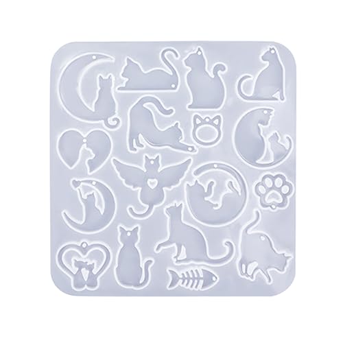 Silikonform mit Tiermotiven, Anhänger, Epoxidharz, für Schmuck, Halsketten, Ohrringe, Charm-Herstellung Silikonform mit Tiermotiven, Anhänger, Epoxidharz, für Schmuck, Halsketten, Ohrringe, Charm-Herstellung von Diogeynu