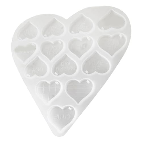 Silikonformen in Herzform, für Schmuck, Anhänger, Ohrringe, Formen für einzigartige Halsketten- und Ohrringkreation Silikonformen in Herzform, für Schmuck, Anhänger, Ohrringe, Formen für einzigartige Halsketten- und Ohrringkreation von Diogeynu