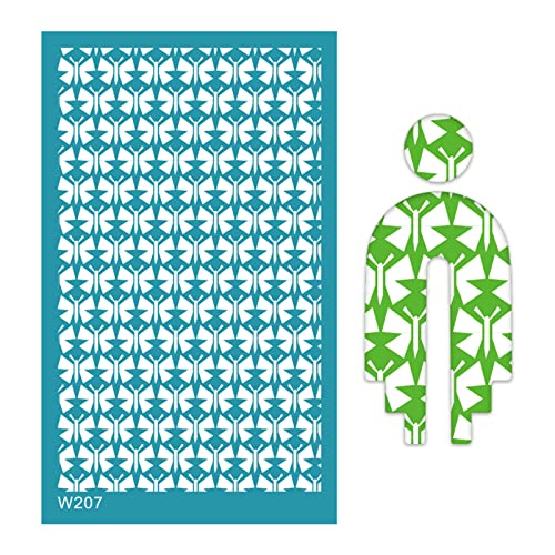 Ton-Schablonen mit Blume, nicht klebend, Siebdruck-Schablonen, wiederverwendbar, Netz-Schablonen, Transfer für Ohrringe, Siebdruck, wiederverwendbar, Ton für Ohrringe, Druckschmuck Ton-Schablonen mit Blume, nicht klebend, Siebdruck-Schablonen, wiederverwendbar, Netz-Schablonen, Transfer für Ohrringe, Siebdruck, wiederverwendbar, Ton für Ohrringe, Druckschmuck von Diogeynu