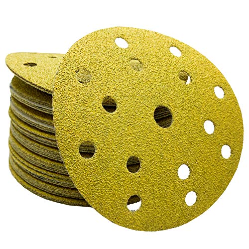 25x Dipoxy-Exzenter-Schleifer Klett Schleifscheiben P40 für 150mm Teller Durchmesser von Dipoxy