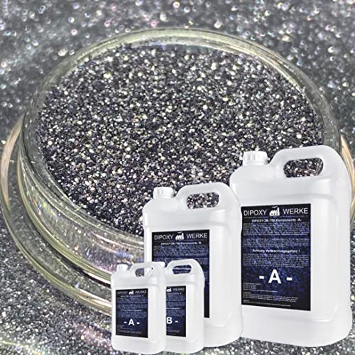 Dipoxy 2K-700 Epoxidharz mit Pigment 0,75kg + 10g Schwarz04 von Dipoxy