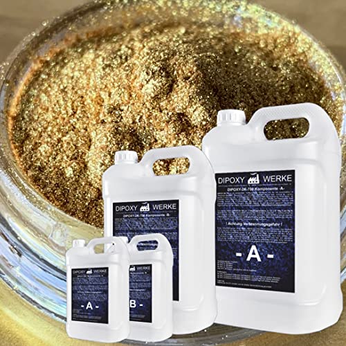 Dipoxy 2K-700 Epoxidharz mit Pigment 1,5kg + 25g Gold01 Dipoxy 2K-700 Epoxidharz mit Pigment 1,5kg + 25g Gold01 von Dipoxy