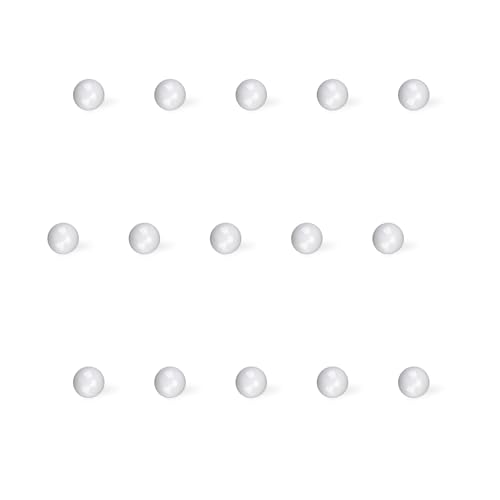 Dipwand Keramikperlen, 4 mm Keramikkugelperlen, 4 mm große Perlen zur Wärmespeicherung im Laborexperiment, Armbänder, Halsketten und Bastelarbeiten, 15 Stück Dipwand Keramikperlen, 4 mm Keramikkugelperlen, 4 mm große Perlen zur Wärmespeicherung im Laborexperiment, Armbänder, Halsketten und Bastelarbeiten, 15 Stück von Dipwand