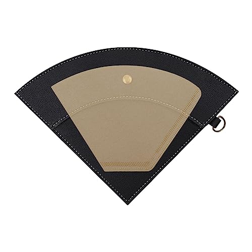 Kaffeefilter-Aufbewahrung, PU-Leder, Kegel-Filterhalter, Kaffeefiltertasche, wasserdicht, tragbar, Papiertüte, Kaffeezubehör für Outdoor, Reisen, Zuhause Kaffeefilter-Aufbewahrung, PU-Leder, Kegel-Filterhalter, Kaffeefiltertasche, wasserdicht, tragbar, Papiertüte, Kaffeezubehör für Outdoor, Reisen, Zuhause von Dirfuny