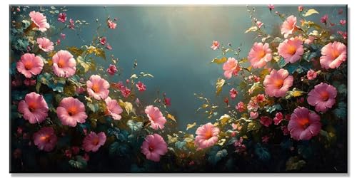5D DIY Diamond Painting Kinder Blume Bastelset Erwachsene Basteln Mädchen 8 Jahre Abstrakt Diamant Painting Bilder Full Drill Art Set Kristall Kreuzstich Leinwand Bilder Home Wand Decor 50x100cm y-955 von Dirjuong