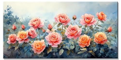 5D DIY Diamond Painting Kinder Blume Bastelset Erwachsene Basteln Mädchen 8 Jahre Landschaft Diamant Painting Bilder Full Drill Art Set Kristall Kreuzstich Stickerei Home Wand Decor 30x60cm y-899 von Dirjuong
