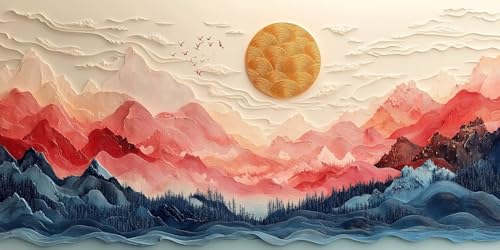 Abstrakt Malen Nach Zahlen Erwachsene, DIY Malen Nach Zahlen Sonnenuntergang Paint by Numbers Kinder, DIY Handgemalt Ölgemälde Kit für Anfänger Bastelset Erwachsene, Wohnzimmer Wanddeko 80x160cm k-528 Abstrakt Malen Nach Zahlen Erwachsene, DIY Malen Nach Zahlen Sonnenuntergang Paint by Numbers Kinder, DIY Handgemalt Ölgemälde Kit für Anfänger Bastelset Erwachsene, Wohnzimmer Wanddeko 80x160cm k-528 von Dirjuong