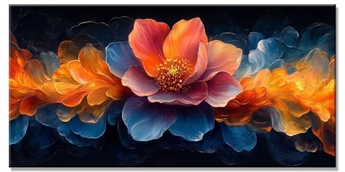 Blume Diamond Painting Erwachsene for Kinder mit Zubehör, Basteln Mädchen 8 Jahre Full Drill Diamant Painting Set Bilder Abstrakt Diamanten Bastelset Groß xxl Dimonds Kristall Stickerei 80x160cm y-947 von Dirjuong