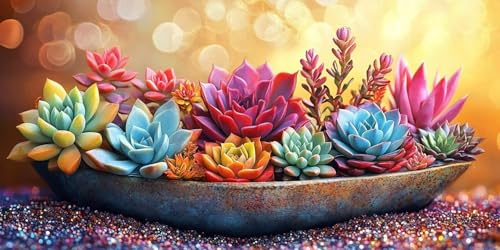 Blume Malen Nach Zahlen Erwachsene, DIY Malen Nach Zahlen Anlage Paint by Numbers Kinder, DIY Handgemalt Ölgemälde Kit für Anfänger Bastelset Erwachsene, Wohnzimmer Zimmer Deko Geschenk 30x60cm k-738 von Dirjuong