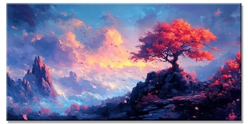 Mädchen Diamond Painting Erwachsene for Kinder mit Zubehör, Basteln Mädchen 8 Jahre Full Drill Diamant Painting Set Bilder Abstrakt Diamanten Bastelset Groß xxl Kristall Kreuzstich 30x60cm y-860 von Dirjuong