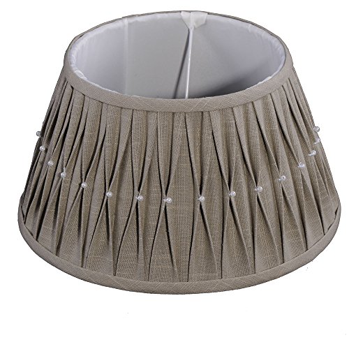 Dirk Davids Leuchten GmbH Lampenschirm für Tischleuchte in Rund Sierpleat Leinen Grau + Perle TL 30-20-17 Dirk Davids Leuchten GmbH Lampenschirm für Tischleuchte in Rund Sierpleat Leinen Grau + Perle TL 30-20-17 von Dirk Davids Leuchten GmbH