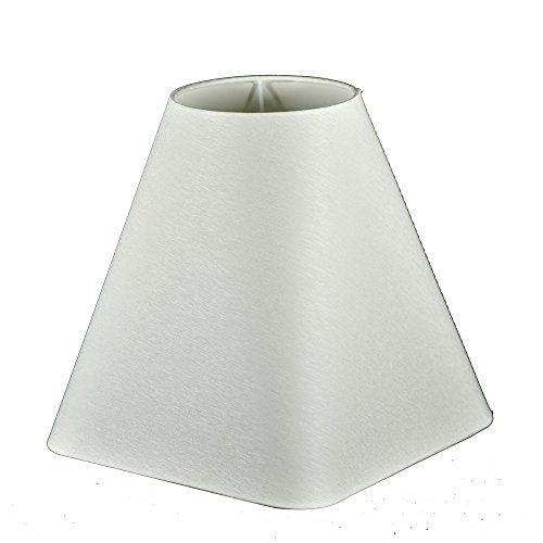 Lampenschirm für Tischleuchte in Vierkant Rund Chintz Weiß TL 23-12-24 von Dirk Davids Leuchten GmbH