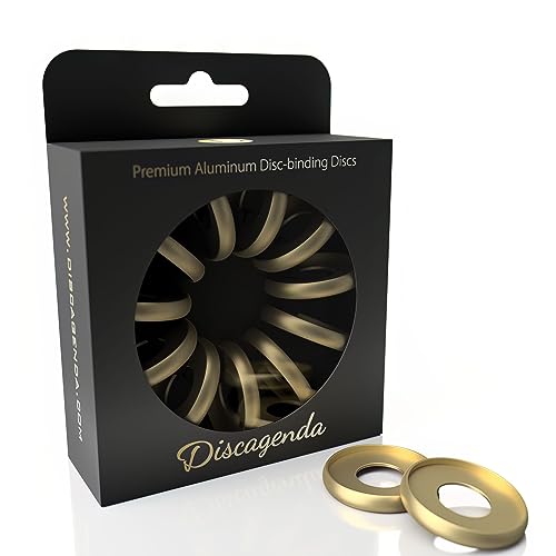Discagenda Discbound Scheiben (Gold, 11 Stück 3,3 cm) von Discagenda