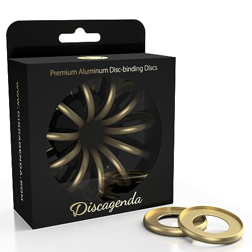 Discagenda Discbound Scheiben (Gold, 11 Stück 4,2 cm) von Discagenda