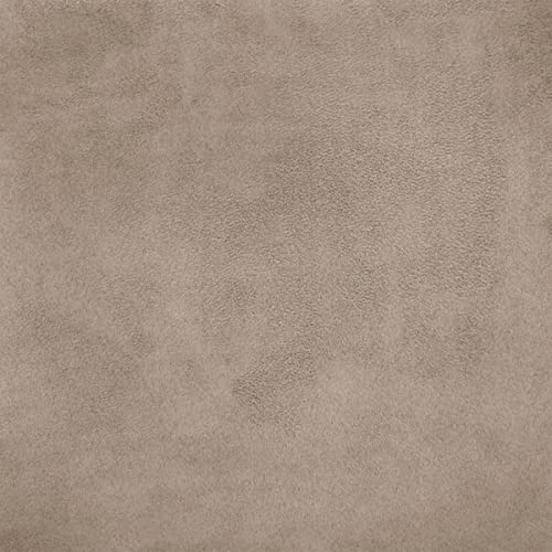 Velourslederimitat Polsterstoff Vorhangstoff Veloursleder für Vorhang Kissen Sofa (Stein, pro halber Meter) von Discount Fabrics LTD