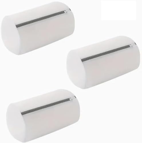 3 Mehrzweck-Wäschesäcke für Waschmaschine, aus strapazierfähigem Netzstoff mit Reißverschluss (ideal für Schuhe, Socken, BHs...) von Discount Privé