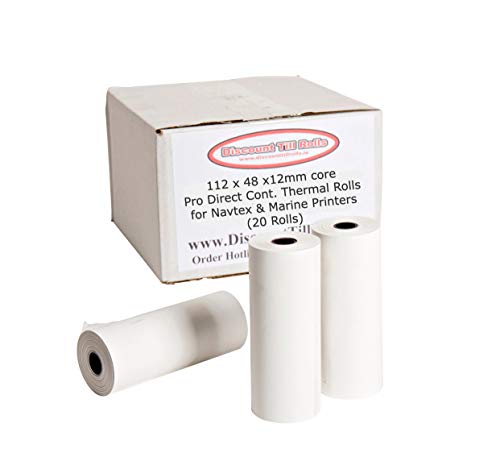 NAVTEX & Marine Papierrollen, 112 x 48 mm, 20 Rollen NAVTEX & Marine Papierrollen, 112 x 48 mm, 20 Rollen von Discount Till Rolls