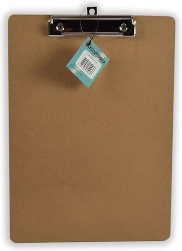 Discountershop 31 x 22 x 1,5 cm Klemmbrett A4, Umweltfreundliches Hartholz Klemmbrett, mit Clip, 13x A4 Format Klemmbretter Discountershop 31 x 22 x 1,5 cm Klemmbrett A4, Umweltfreundliches Hartholz Klemmbrett, mit Clip, 13x A4 Format Klemmbretter von Discountershop