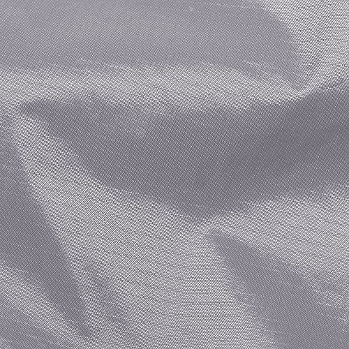 Gewebter Polyester-Ripstop-Stoff, wasserabweisend, reißfest, für Drachentaschen, Outdoor-Stoff, 150 cm breit, Silber, Meterware von Discover Lifestyle & Fashion Fabrics