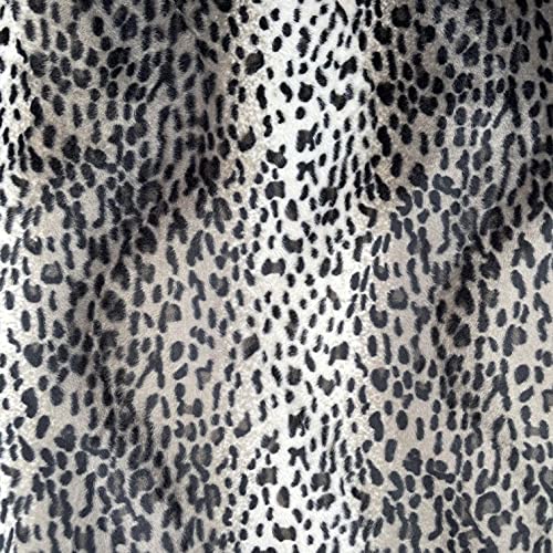 Velboa Kunstfell, sehr weich, Ponyhaut, Veloursstoff, Bastelmaterial, 150 cm breit (pro halber Meter, Luchs) von Discover Lifestyle & Fashion Fabrics