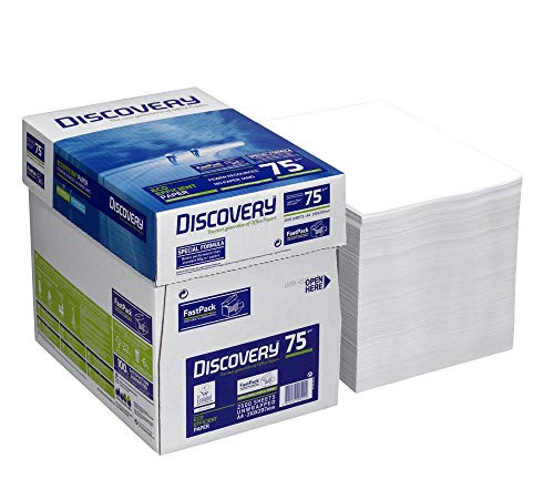 DISCOVERY 834270A75S Kopierpapier, A4, holzfrei, 75 g/qm, 2500 Blatt, weiß DISCOVERY 834270A75S Kopierpapier, A4, holzfrei, 75 g/qm, 2500 Blatt, weiß von Discovery
