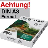 DISCOVERY Kopierpapier DISCOVERY DIN A3 75 g/qm 500 Blatt von Discovery