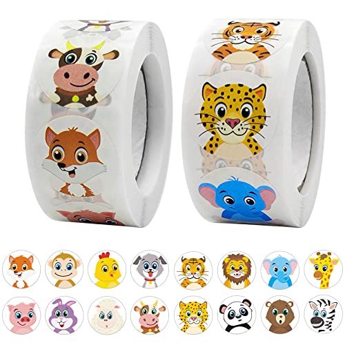 1000 Stück Sticker für Kinder,2.5cm/1inch Stickers Tiere belohnungssticker, Stickers Aufkleber für Kinder Dekoration ScrapbookingGeschenk Ostern Kindergeburtstag Party Geschenkumschlag 1000 Stück Sticker für Kinder,2.5cm/1inch Stickers Tiere belohnungssticker, Stickers Aufkleber für Kinder Dekoration ScrapbookingGeschenk Ostern Kindergeburtstag Party Geschenkumschlag von Disnace