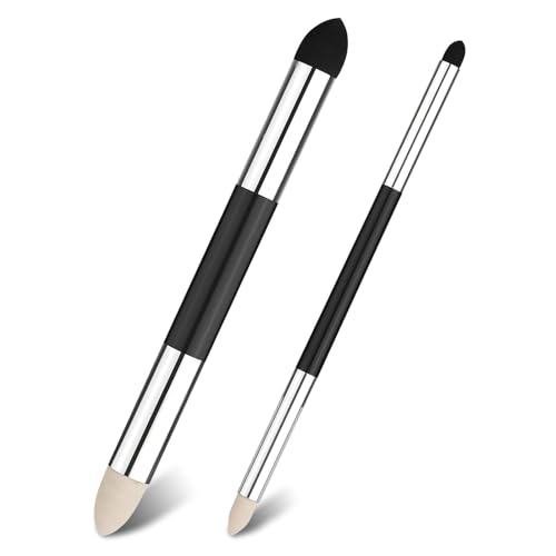 Disnace 2 Stück Mischschwammstifte, Skizze Stift, Schwamm Pinsel Doppelspitze, Reiben Pinsel Papierwischer, Stifte Sketch Wischer für Skizzen, Zeichnen, Korrektur, Waschbar von Disnace