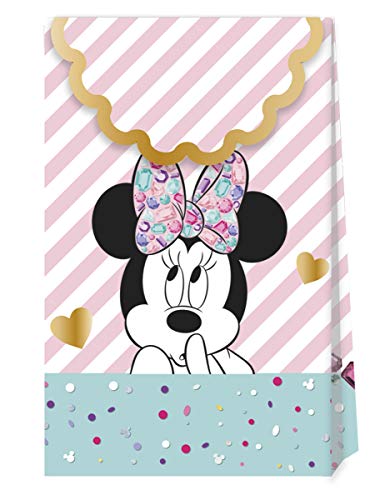 Disney Minnie Mouse 79163 Papiertüten 6ct, pink von Disney Minnie Mouse