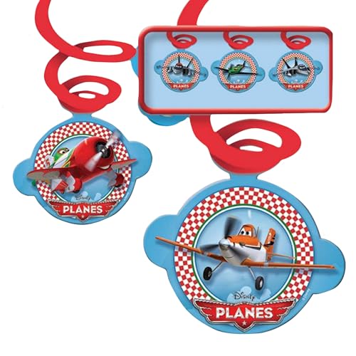 Amscan International SD Planes 6-Swirl Dekorationen Amscan International SD Planes 6-Swirl Dekorationen von Disney