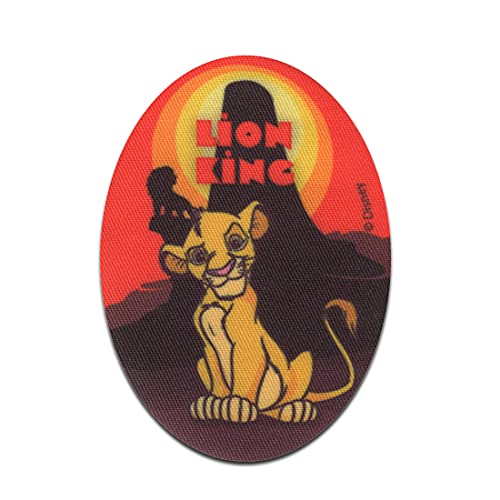 Disney © König Der Löwen Lion King Simba Tier - Aufnäher, Bügelbild, Aufbügler, Applikationen, Patches, Zum Aufbügeln, Größe: 11 x 8 cm von Disney