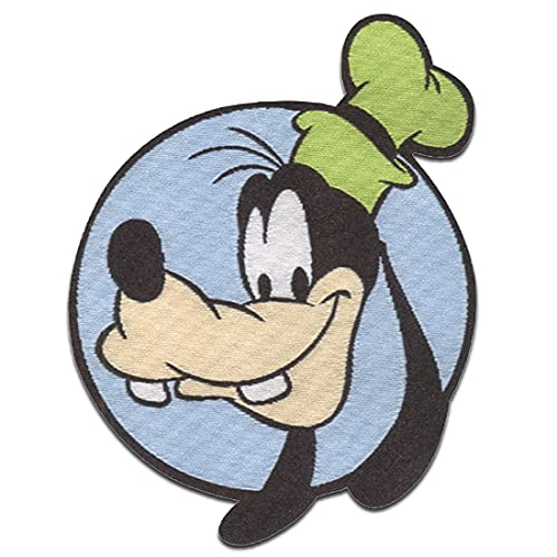 Disney © Mickey Mouse Goofy - Aufnäher, Bügelbild, Aufbügler, Applikationen, Patches, Flicken, Zum Aufbügeln, Größe: 6,5 x 7,1 cm von Disney